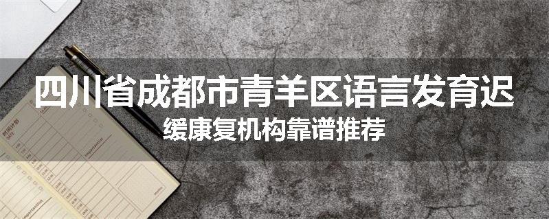 四川省成都市青羊区语言发育迟缓康复机构靠谱推荐