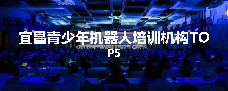 宜昌青少年机器人培训机构TOP5