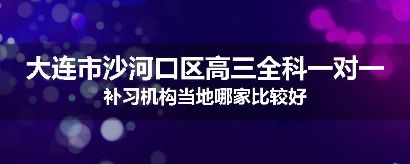 大连市沙河口区高三全科一对一补习机构当地哪家比较好
