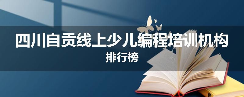 四川自贡线上少儿编程培训机构排行榜