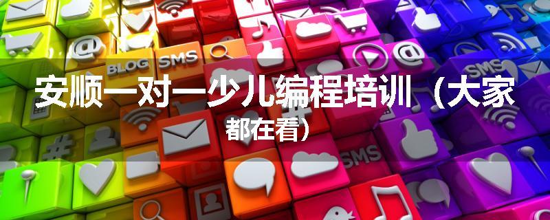 安顺一对一少儿编程培训（大家都在看）