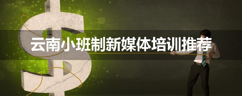 云南小班制新媒体培训推荐
