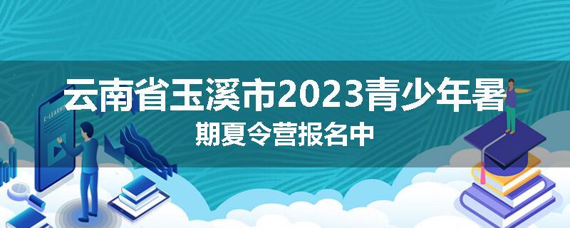 云南省玉溪市2023青少年暑期夏令营报名中