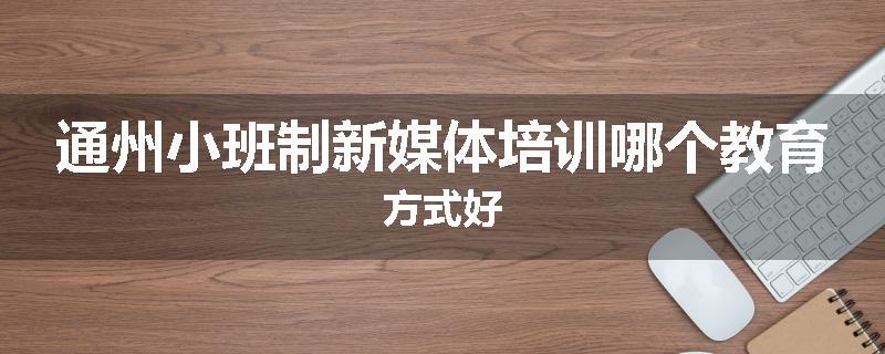 通州小班制新媒体培训哪个教育方式好