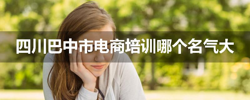 四川巴中市电商培训哪个名气大