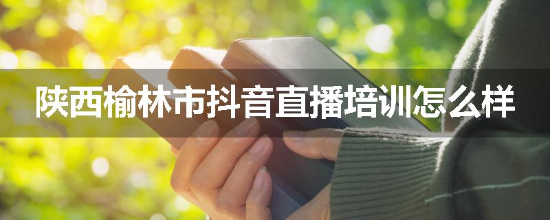 陕西榆林市抖音直播培训怎么样