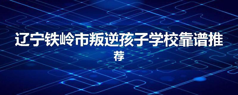 辽宁铁岭市叛逆孩子学校靠谱推荐