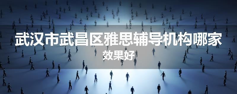 武汉市武昌区雅思辅导机构哪家效果好