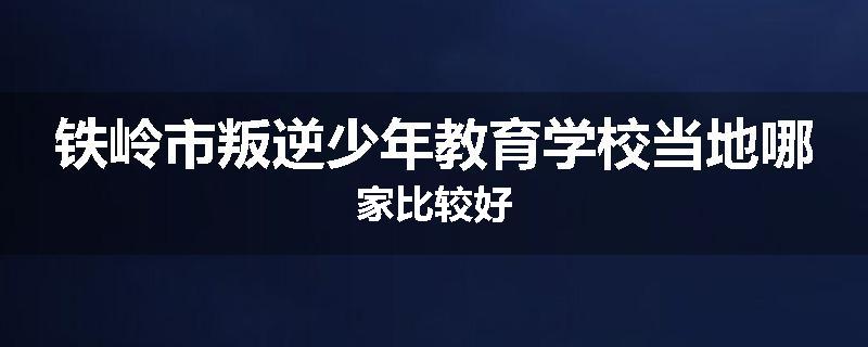 铁岭市叛逆少年教育学校当地哪家比较好