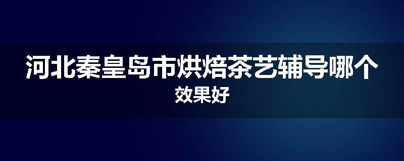 河北秦皇岛市烘焙茶艺辅导哪个效果好