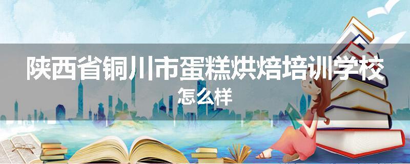 陕西省铜川市蛋糕烘焙培训学校怎么样