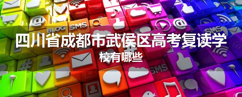 四川省成都市武侯区高考复读学校有哪些