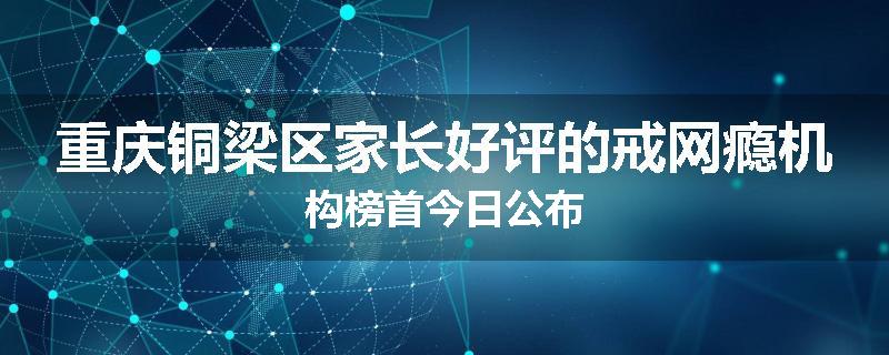 重庆铜梁区家长好评的戒网瘾机构榜首今日公布
