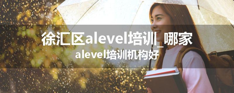 徐汇区alevel培训_哪家alevel培训机构好