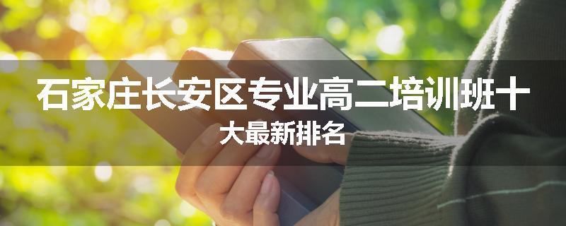 石家庄长安区专业高二培训班十大最新排名