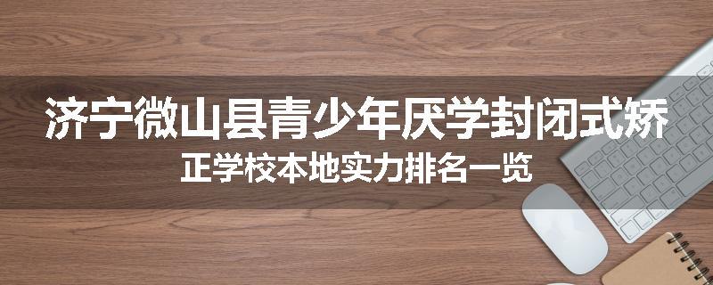 济宁微山县青少年厌学封闭式矫正学校本地实力排名一览