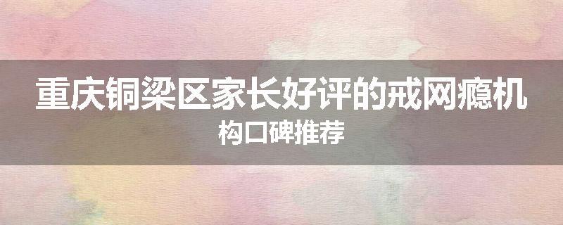 重庆铜梁区家长好评的戒网瘾机构口碑推荐