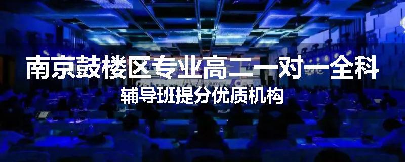 南京鼓楼区专业高二一对一全科辅导班提分优质机构
