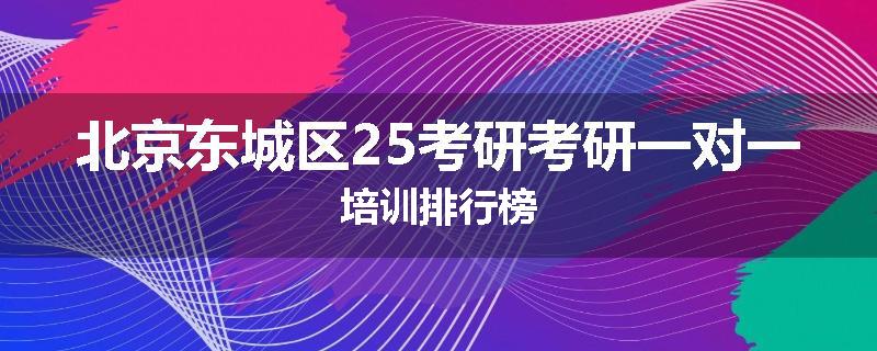 北京东城区25考研考研一对一培训排行榜