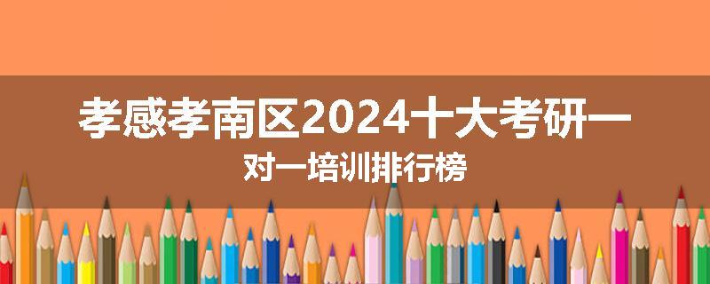 孝感孝南区2024十大考研一对一培训排行榜