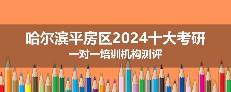哈尔滨平房区2024十大考研一对一培训机构测评