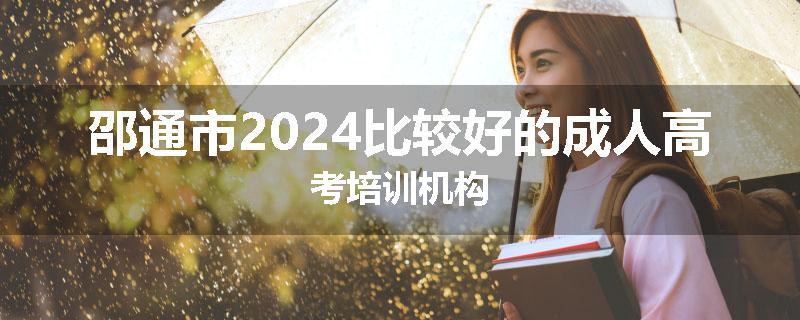 邵通市2024比较好的成人高考培训机构