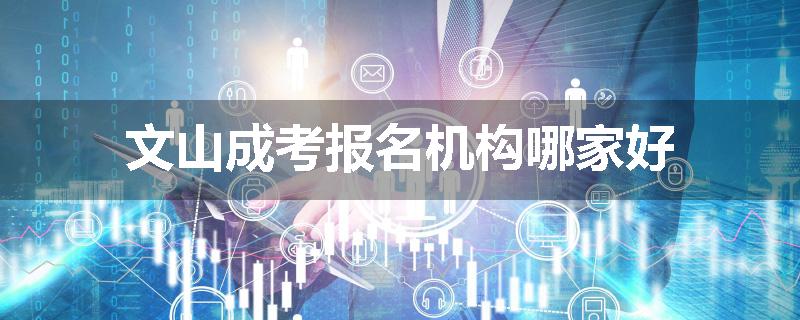 文山成考报名机构哪家好