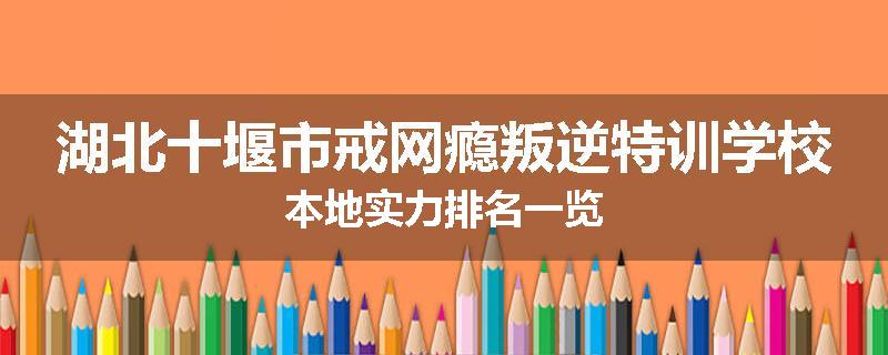 湖北十堰市戒网瘾叛逆特训学校本地实力排名一览