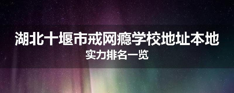 湖北十堰市戒网瘾学校地址本地实力排名一览