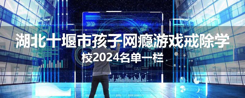 湖北十堰市孩子网瘾游戏戒除学校2024名单一栏