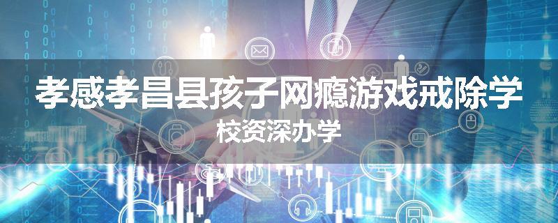 孝感孝昌县孩子网瘾游戏戒除学校资深办学