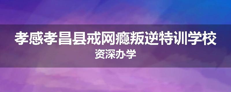 孝感孝昌县戒网瘾叛逆特训学校资深办学