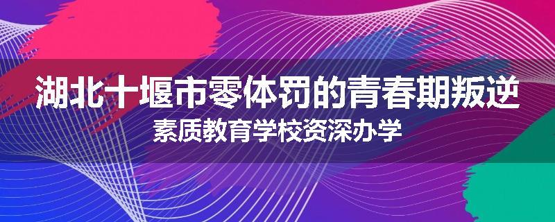 湖北十堰市零体罚的青春期叛逆素质教育学校资深办学