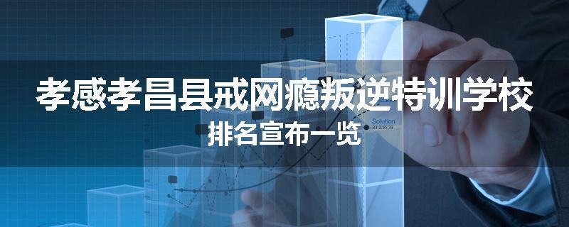 孝感孝昌县戒网瘾叛逆特训学校排名宣布一览