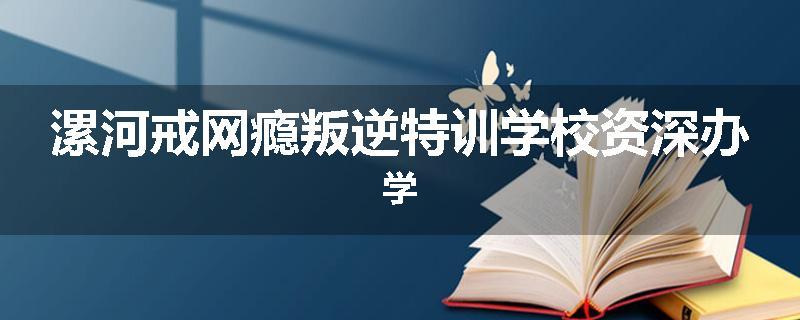 漯河戒网瘾叛逆特训学校资深办学
