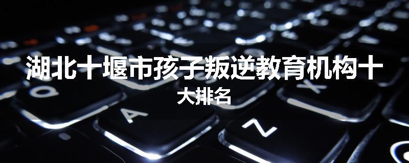 湖北十堰市孩子叛逆教育机构十大排名