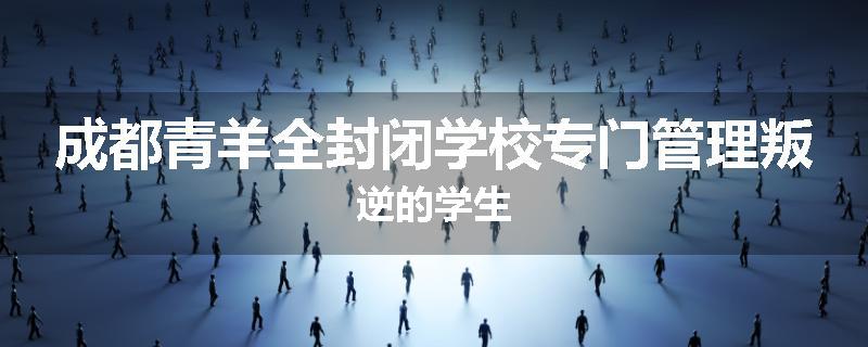 成都青羊全封闭学校专门管理叛逆的学生