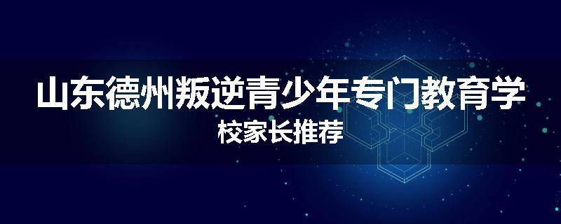山东德州叛逆青少年专门教育学校家长推荐