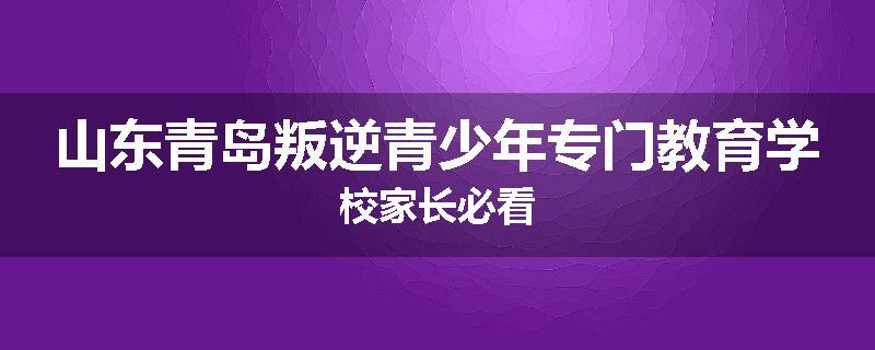 山东青岛叛逆青少年专门教育学校家长必看