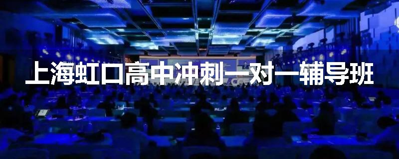 上海虹口高中冲刺一对一辅导班