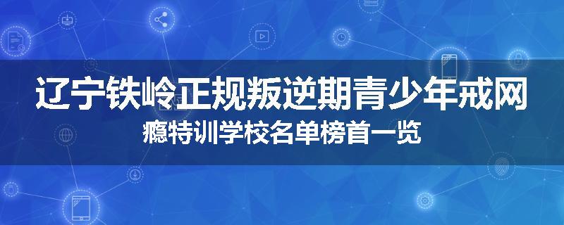 辽宁铁岭正规叛逆期青少年戒网瘾特训学校名单榜首一览