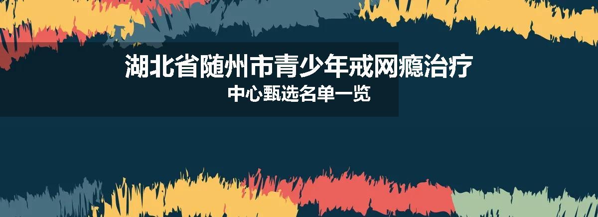 湖北省随州市青少年戒网瘾治疗中心甄选名单一览