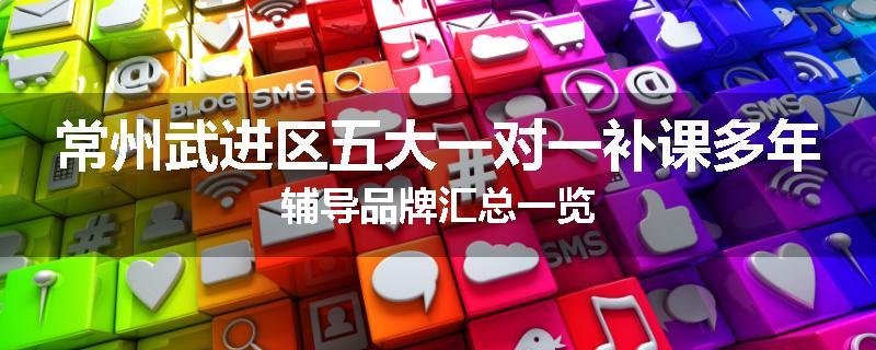 常州武进区五大一对一补课多年辅导品牌汇总一览