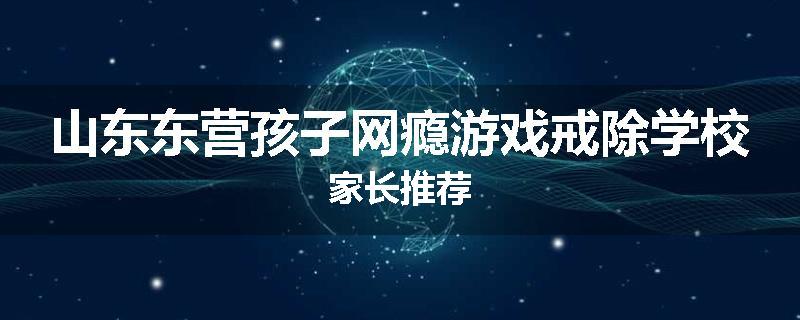 山东东营孩子网瘾游戏戒除学校家长推荐