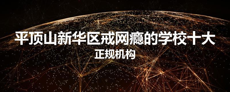 平顶山新华区戒网瘾的学校十大正规机构