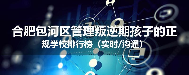 合肥包河区管理叛逆期孩子的正规学校排行榜（实时/沟通）