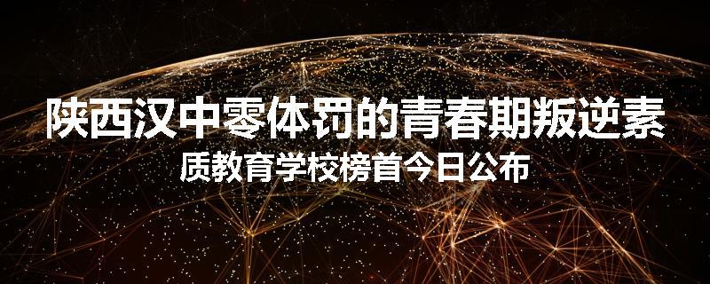 陕西汉中零体罚的青春期叛逆素质教育学校榜首今日公布