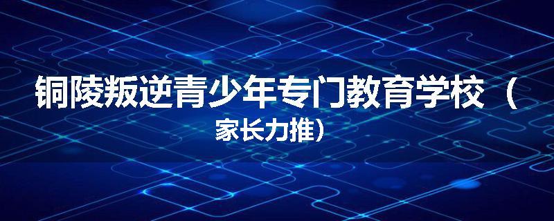 铜陵叛逆青少年专门教育学校（家长力推）