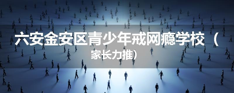 六安金安区青少年戒网瘾学校（家长力推）
