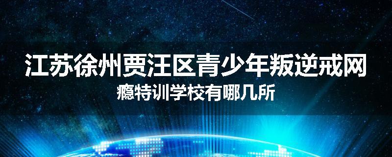 江苏徐州贾汪区青少年叛逆戒网瘾特训学校有哪几所